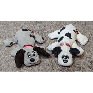1985 Tonka Pound Puppies Tonka Small 8" Puppy Dog lot of 2